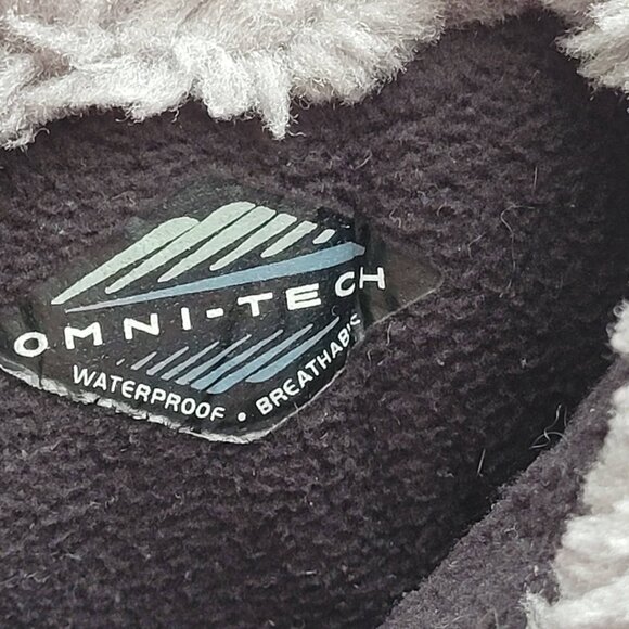 Columbia Winter Snow Boots Waterproof Minx Size 4 Black Mid - Picture 5 of 6